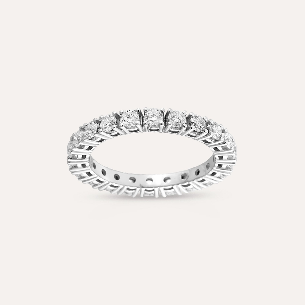 1.47 CT Diamond White Gold Eternity Ring - Nev Jewellery (1)