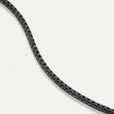 2.20 CT Black Diamond Tennis Bracelet - Nev Jewellery