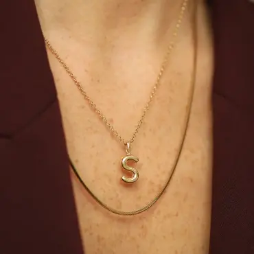 2.60 MM Herringbone Chain Yellow Gold Necklace - Nev Jewellery (1)