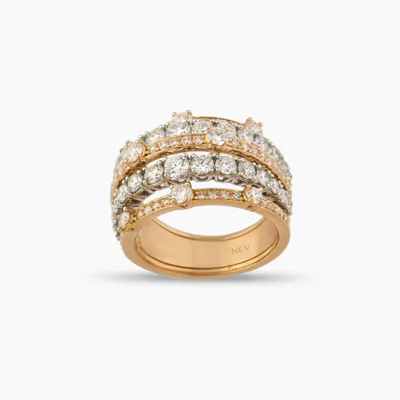 2.68 CT Diamond Line Ring - 1