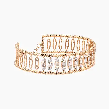 2.72 CT Baguette Cut Diamond Rose Gold Bracelet - Nev Jewellery (1)