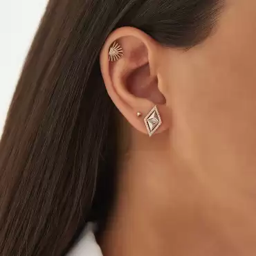 Adhafera Diamond Rose Gold Piercing - Nev Jewellery (1)