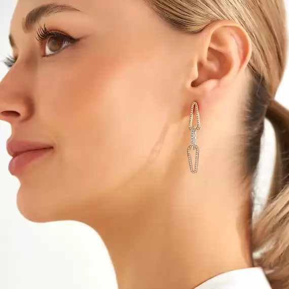 Aline 0.88 CT Diamond Earring - 3
