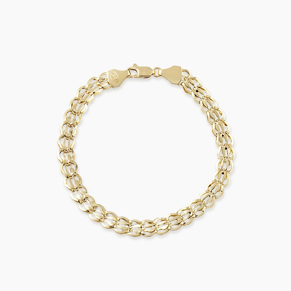 Aurum Yellow Gold Italian Bracelet - Nev Jewellery (1)