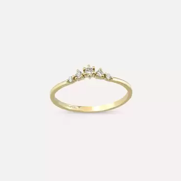 Beloved Diamond Yellow Gold Ring - Nev Jewellery (1)