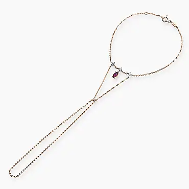Blair 0.41 CT Ruby and Diamond Sahmeran Bracelet - Nev Jewellery (1)