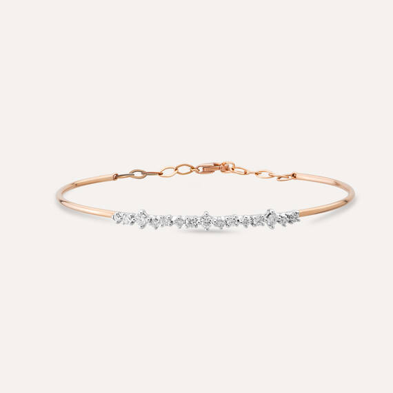Bloom 0.60 CT Diamond Rose Gold Bracelet - 1