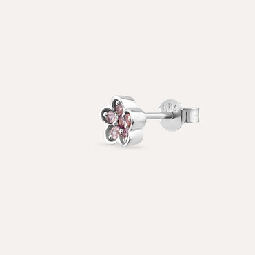 Bloss 0.15 CT Pink Sapphire Single Earring - Nev Jewellery