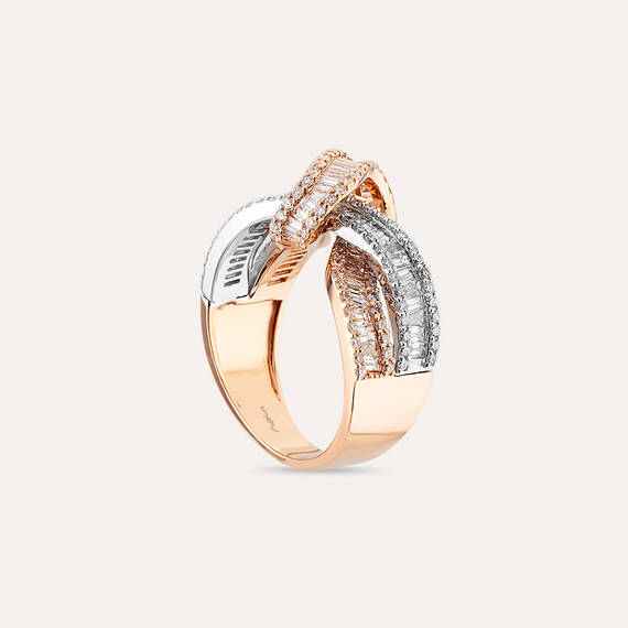 Bowie 2.40 CT Baguette and Trapeze Cut Diamond Ring - 5