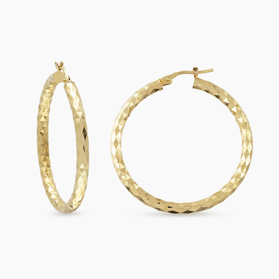Circa Yellow Gold Italian Earring - Nev Jewellery