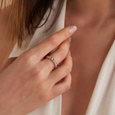 Core 0.19 CT Diamond Rose Gold Ring - Nev Jewellery