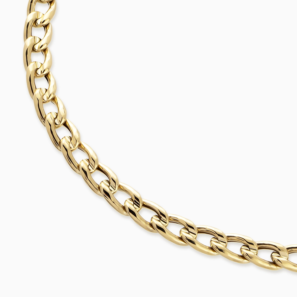 Cuba Yellow Gold Italian Necklace - 3