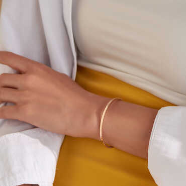 Cubes Rose Gold Bracelet - Nev Jewellery