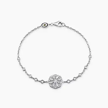 Curio 0.73 CT Baguette Cut Diamond and Rose Cut Diamond Bracelet - Nev Jewellery (1)