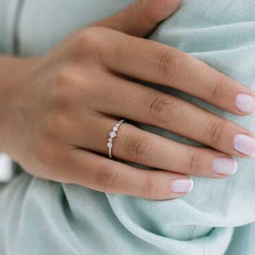 0.26 CT Diamond White Gold Ring - Nev Jewellery