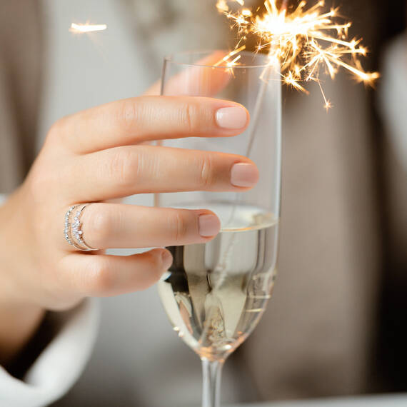 Jasmine Diamond White Gold Ring - 5