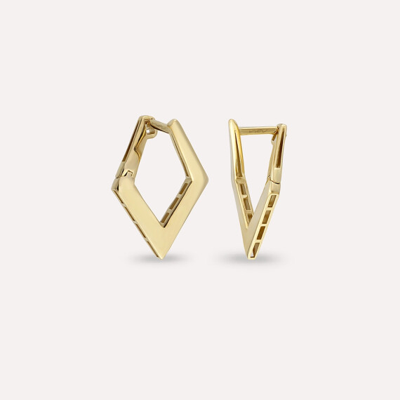 Diana Yellow Gold Earring - Nev Jewellery