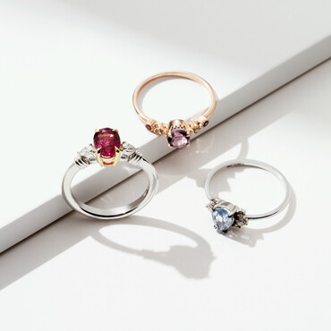 Edith 1.62 CT Tourmaline and Pear Cut Diamond Ring - Nev Jewellery (1)