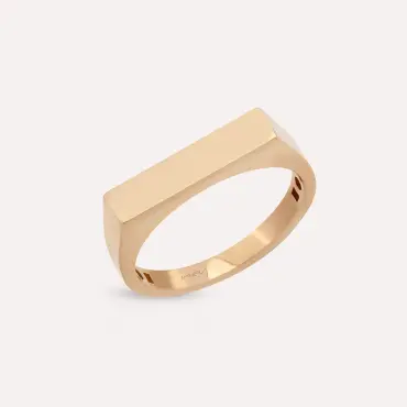Even Medium Rose Gold Ring - Nev Jewellery (1)