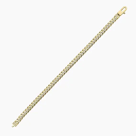 Evia Yellow Gold Bracelet - 2