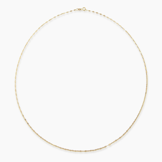 Fiore Yellow Gold Italian Necklace - Nev Jewellery