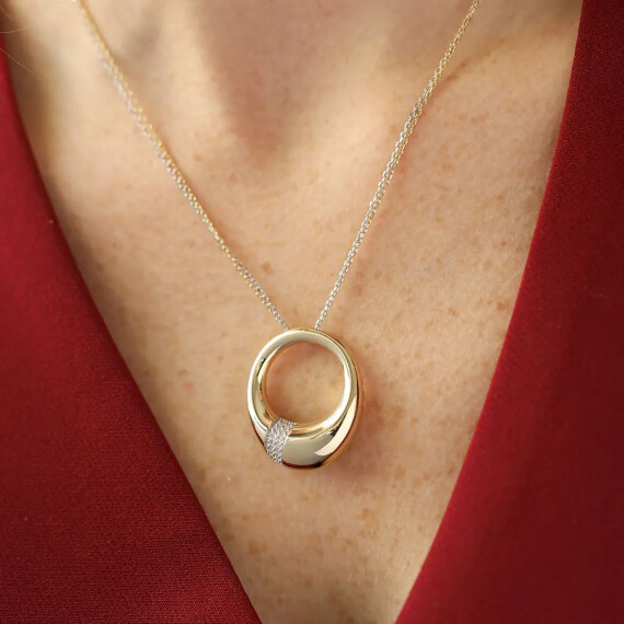 Flanch Yellow Gold Necklace - Nev Jewellery