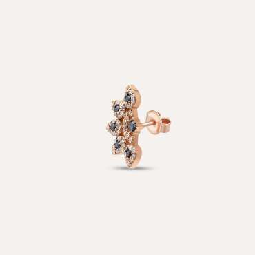 Flare 0.19 CT Black Diamond Mini Earring - Nev Jewellery (1)