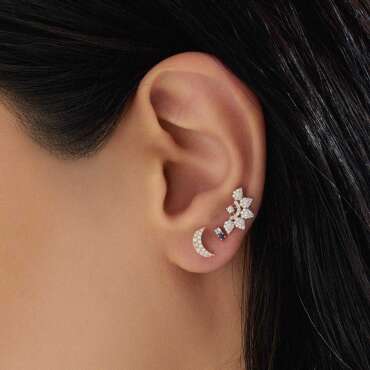 Flare 0.26 CT Diamond Mini Earring - Nev Jewellery