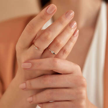 Flash Rose 0.04 CT Diamond Ring - Nev Jewellery