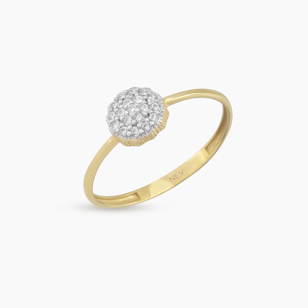 Flora Yellow Gold Ring - Nev Jewellery (1)