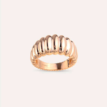 Gaia Rose Gold Ring - Nev Jewellery