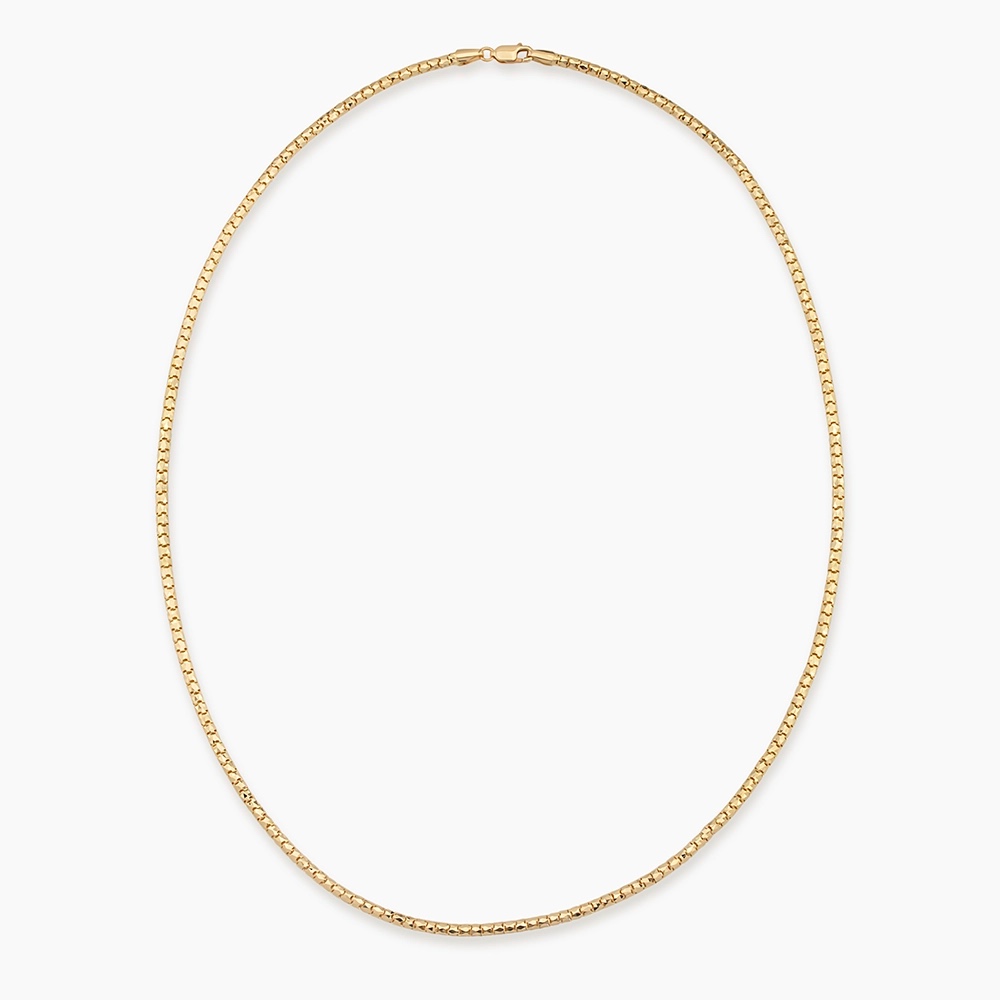 Glint Yellow Gold Italian Necklace - 2