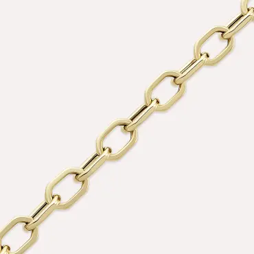 Gyve Yellow Gold Bracelet - Nev Jewellery (1)
