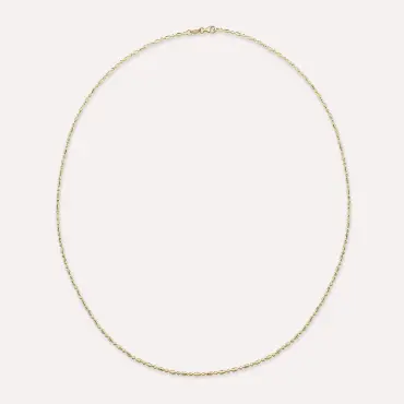 Husk Yellow Gold Chain - Nev Jewellery (1)