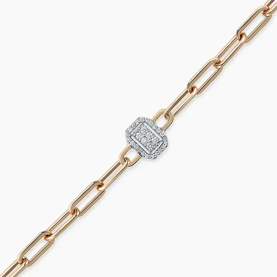 Jesse 0.21 CT Diamond Rose Gold Bracelet - 3