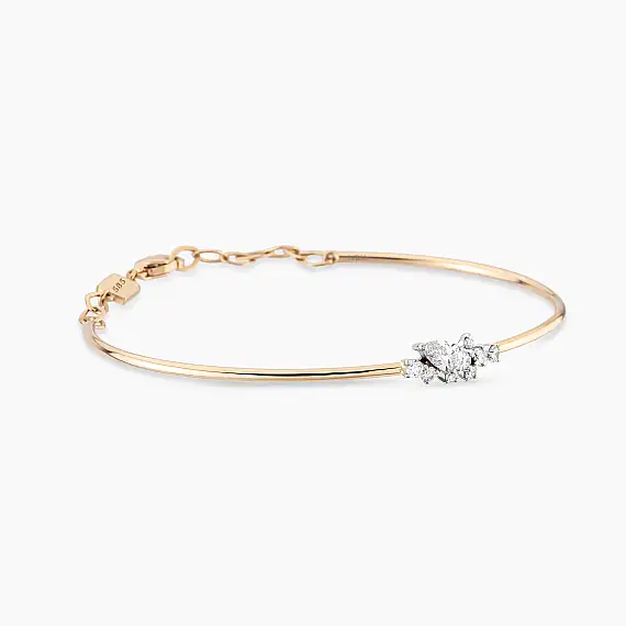 Kleio 0.44 CT Diamond Rose Gold Bracelet - 4
