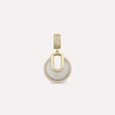 Kylea Yellow Gold Pendant/Charm - Nev Jewellery (1)
