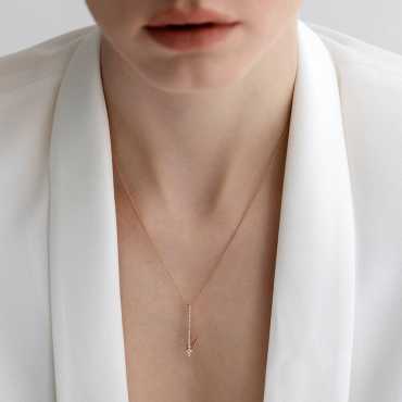 Levy 0.18 CT Diamond Pendant - Nev Jewellery (1)