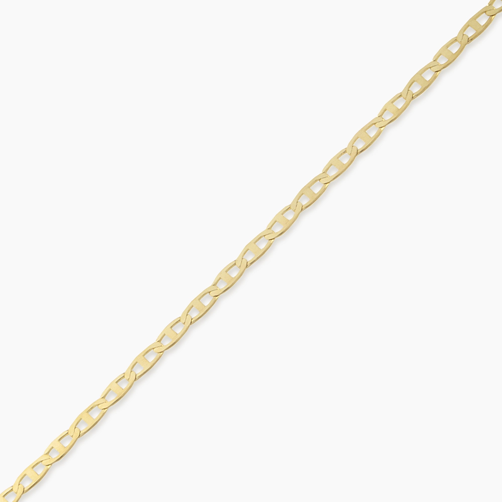 Linea Yellow Gold Italian Bracelet - 3