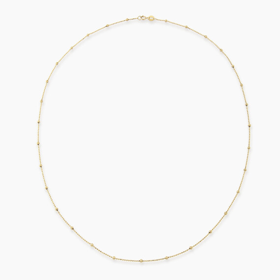 Lino Yellow Gold Italian Necklace - Nev Jewellery