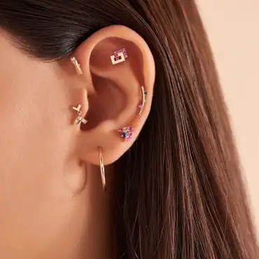 Liv Diamond Rose Gold Piercing - Nev Jewellery (1)