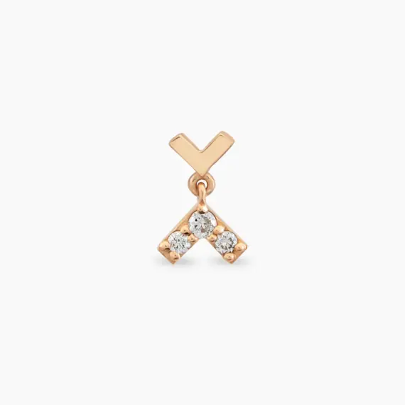 Liv Diamond Rose Gold Piercing - 3