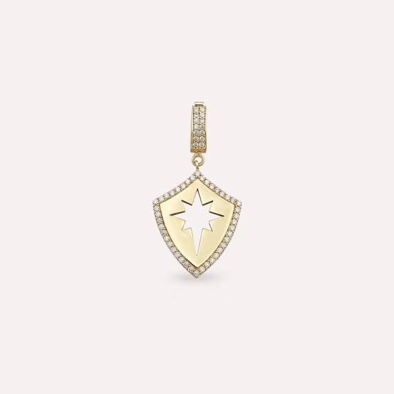 Lodestar Yellow Gold Pendant/Charm - Nev Jewellery