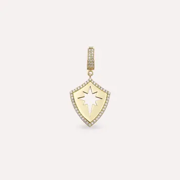 Lodestar Yellow Gold Pendant/Charm - Nev Jewellery (1)