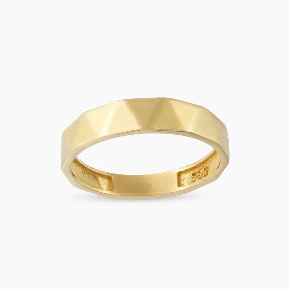 Luxa Yellow Gold Ring - Nev Jewellery