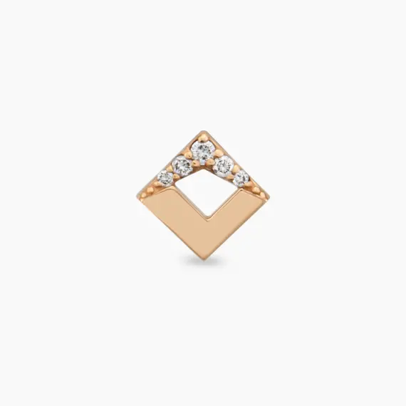 Meja Diamond Rose Gold Piercing - 3