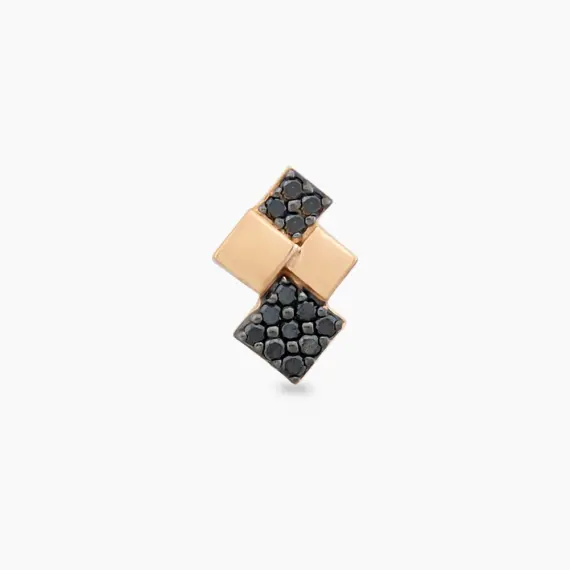Mitis Black Diamond Rose Gold Piercing - 3