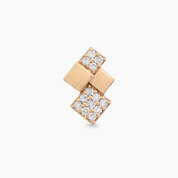Mitis Diamond Rose Gold Piercing - 3