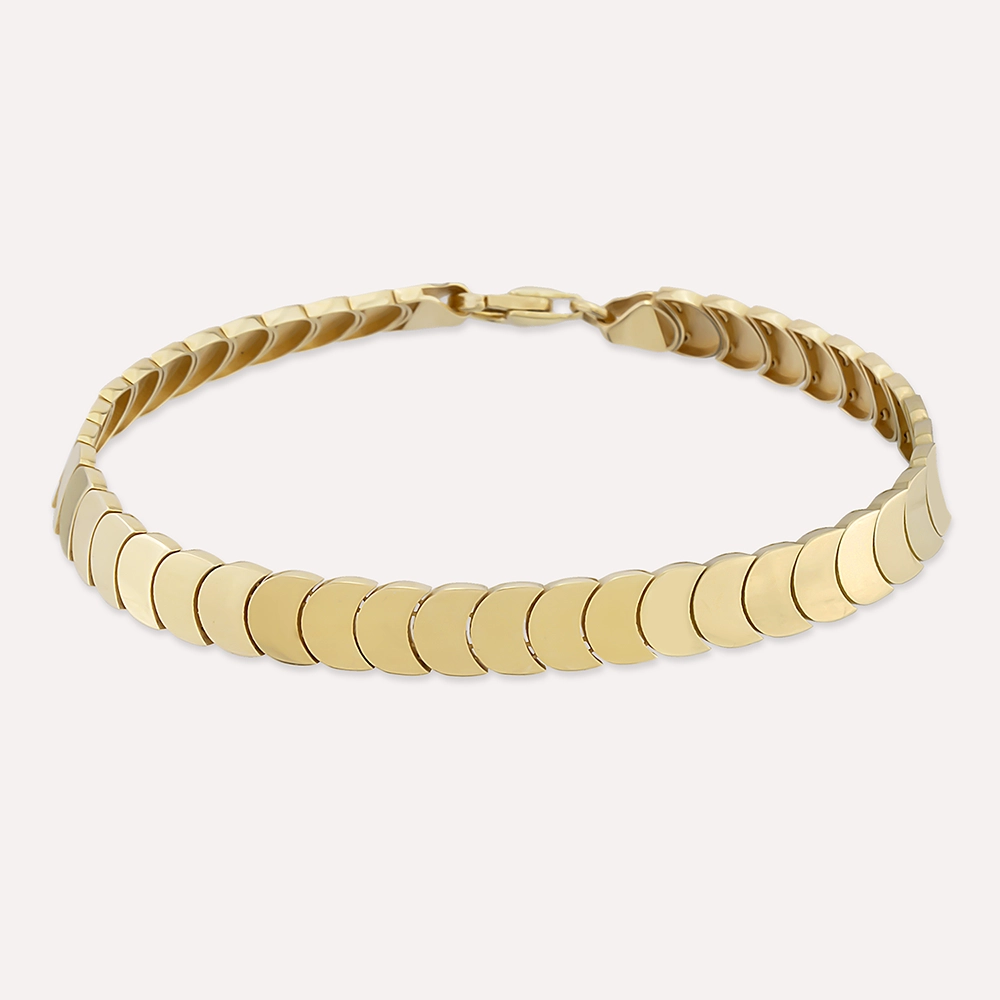 Nara II Yellow Gold Bracelet - Nev Jewellery (1)