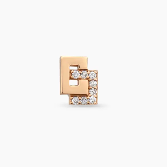 Nest Diamond Rose Gold Piercing - 3
